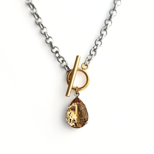 Cosmo Necklace in Cognac