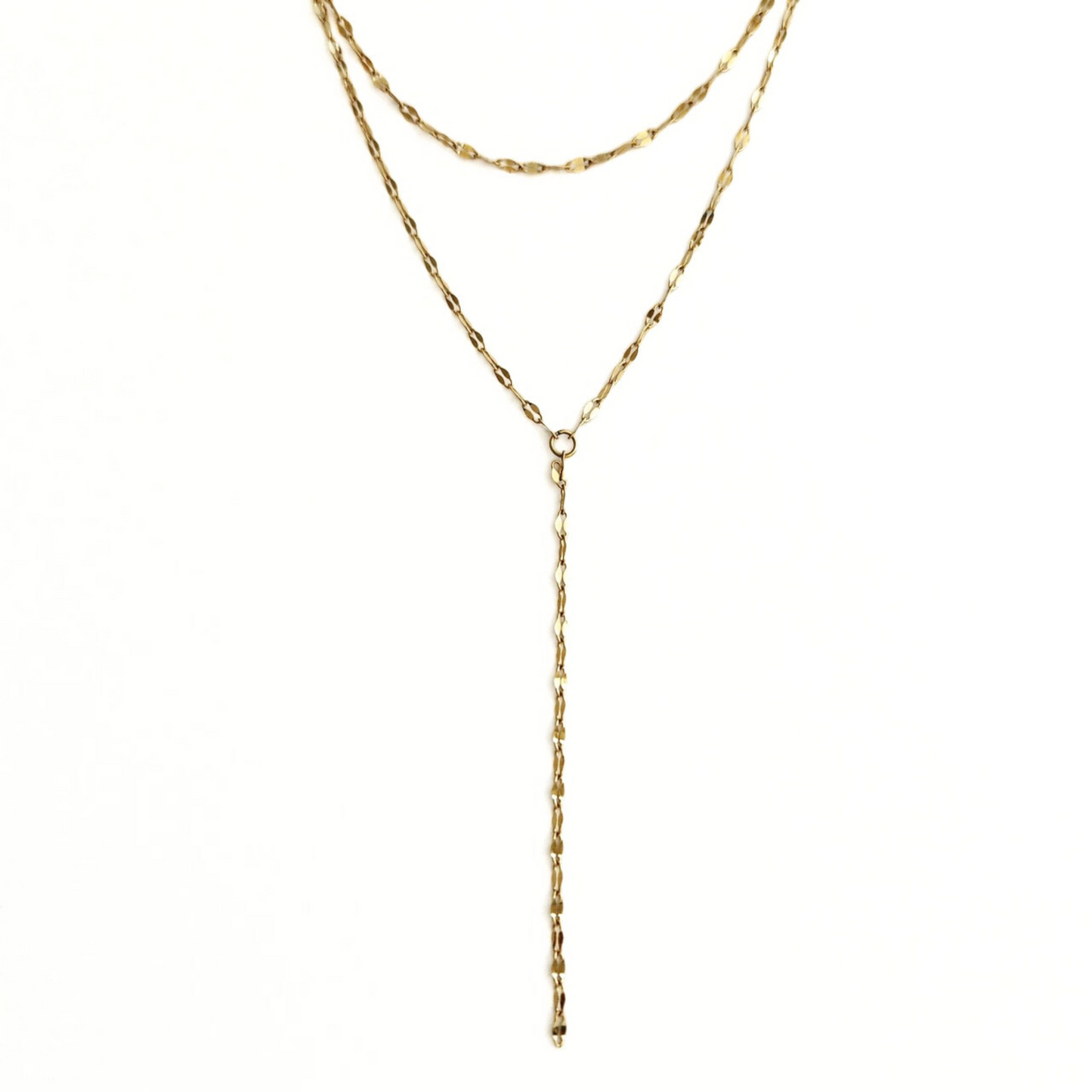 Layered Lariat Necklace