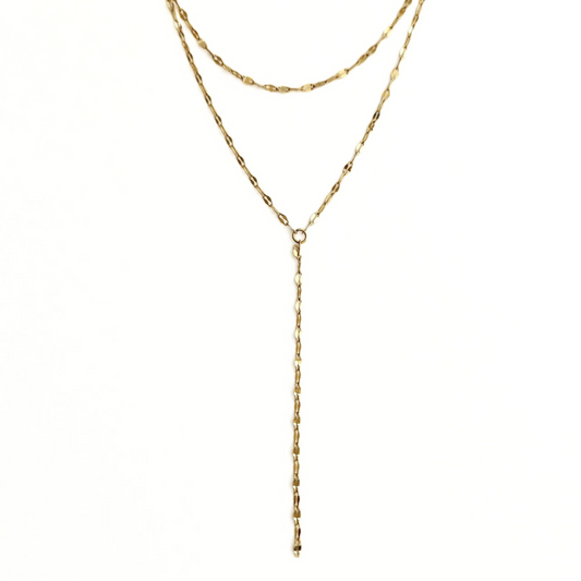 Layered Lariat Necklace