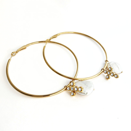 3 Way Hoop Earrings