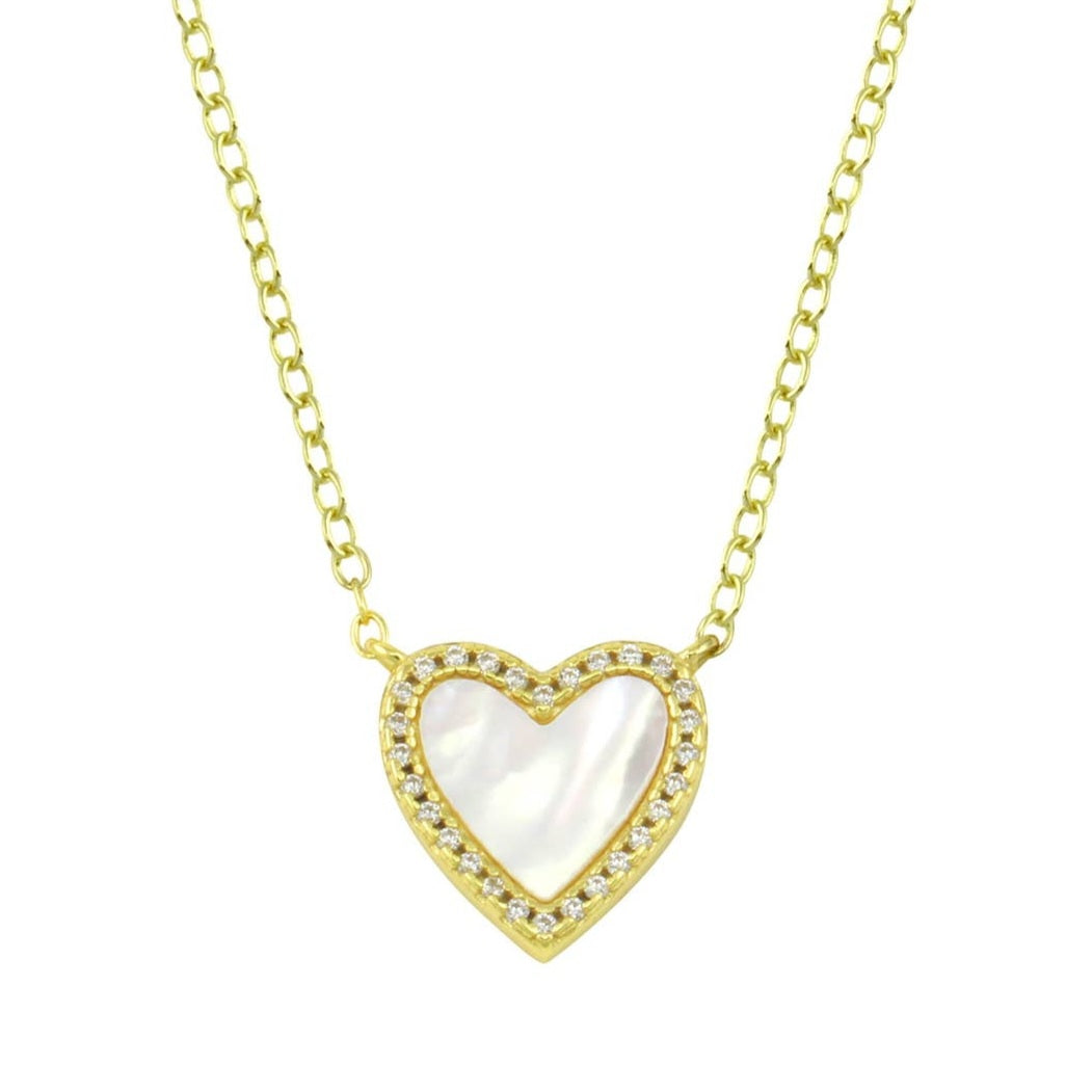 Mini Monet Heart Necklace