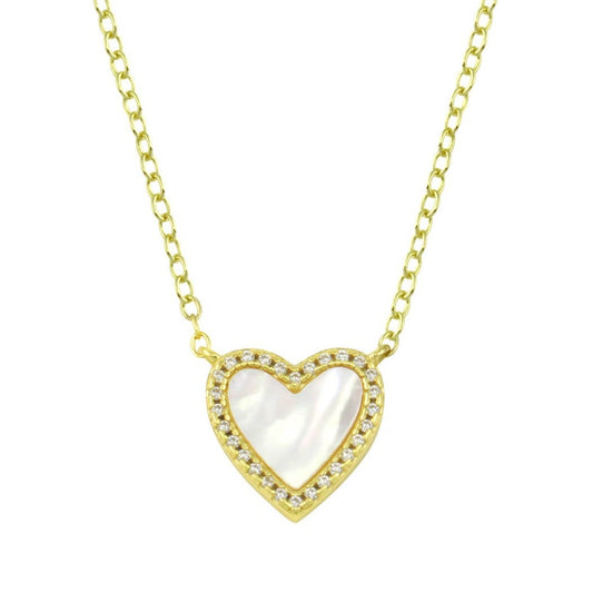 Mini Monet Heart Necklace