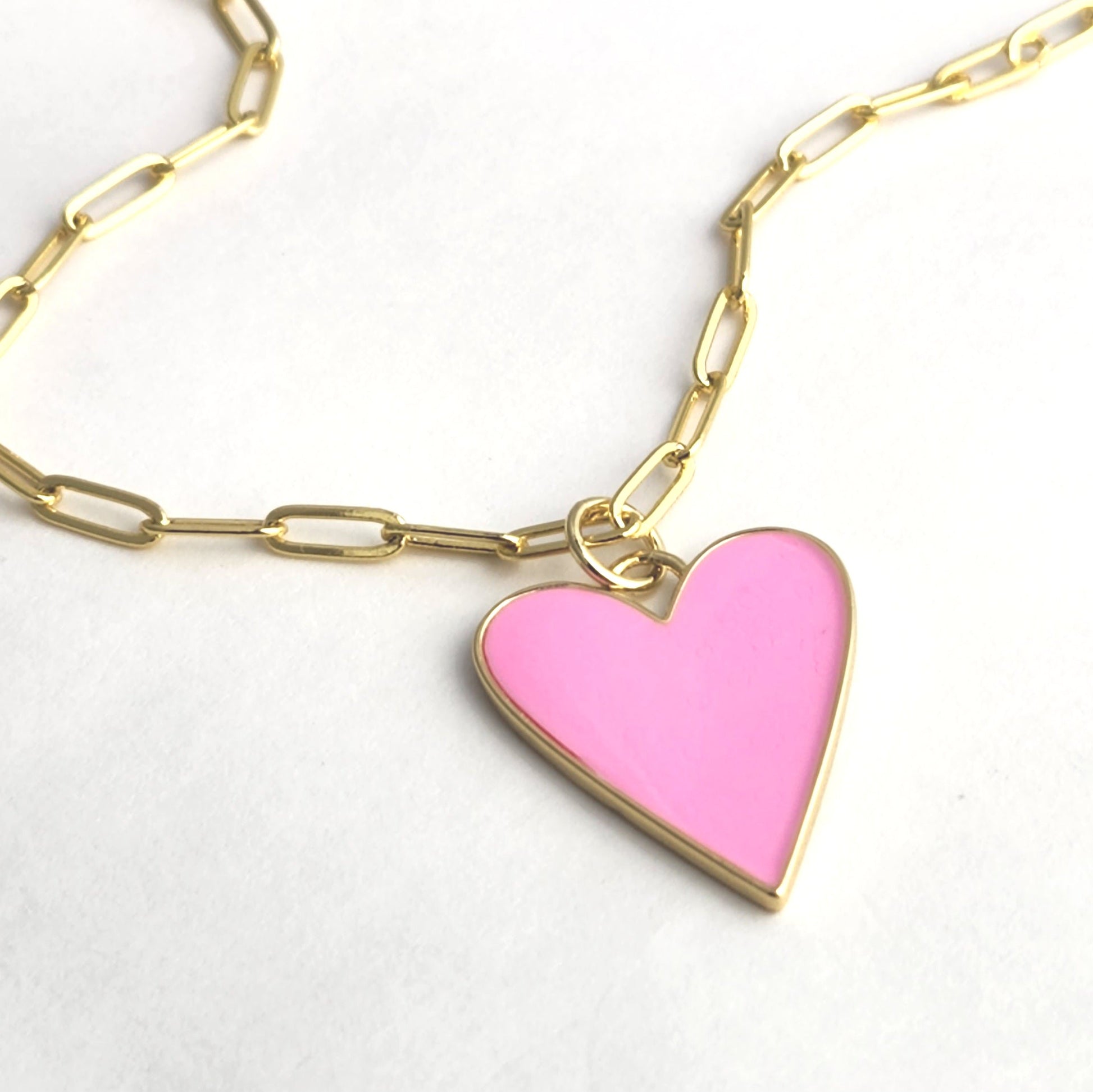 Pink Heart Necklace – Lavender Blue Soul