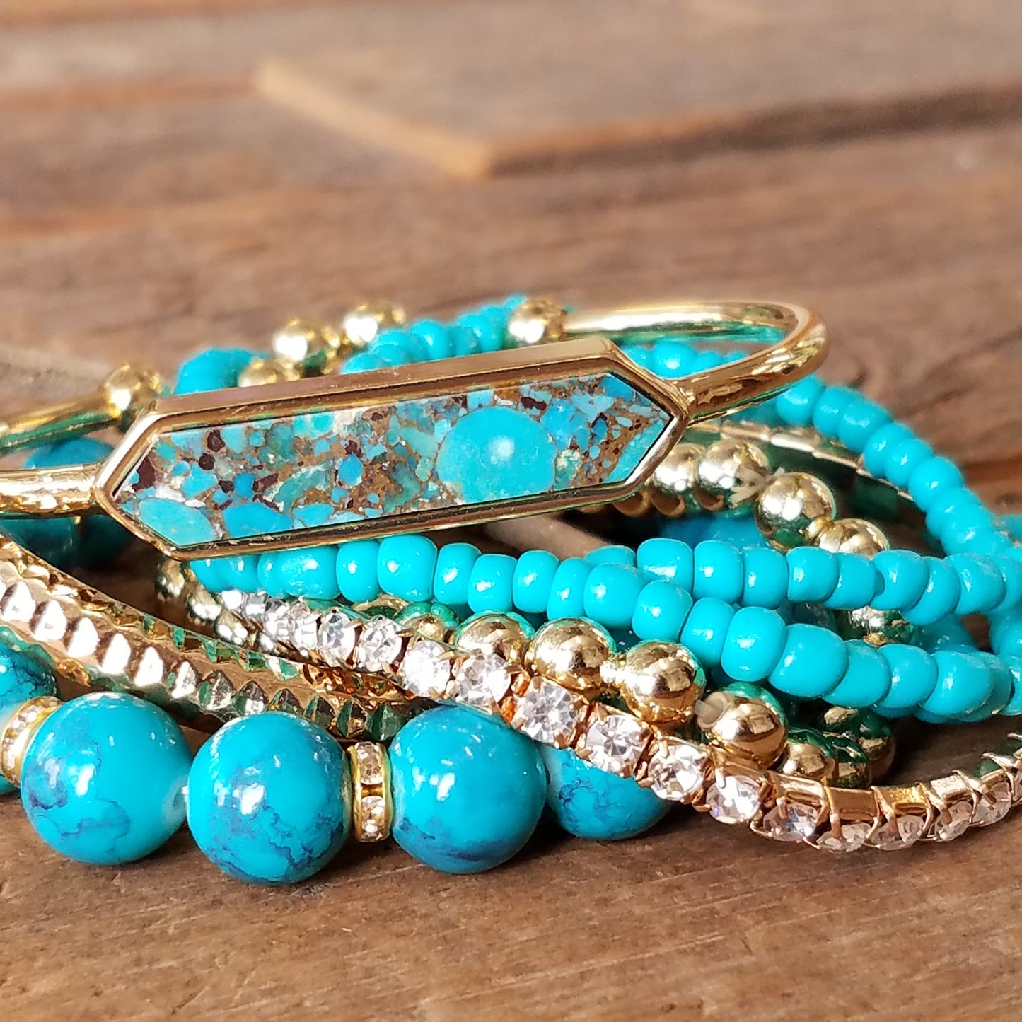 Luxe Turquoise Stack